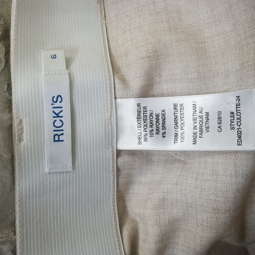 Cropped Elegant High Waist Trousers - Picture 6 of 6